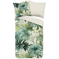 Muller Textil Bettbezug Pure 135x200 + 1* 80x80 cm - 100 % Polyester - Virna