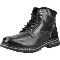 Camel active Herrenschuhe Schnürstiefel Schwarz Freizeit