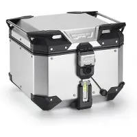 Givi Alu-Topcase Trekker Outback Evo 42 42 Liter Schwarz orange