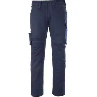 Mascot Dortmund Hose mit Schenkeltaschen UNIQUE Schwarzblau / Kornblau 46 - 12079-203-01011-90C46 - Schwarzblau / Kornblau