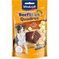 Vitakraft Beef Stick Quadros 70gr Käsesnack 7 Einheiten