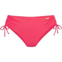 LASCANA Bikini-Hose "Italy", Damen, Gr. 44, N-Gr, orange (koralle), Microfaser, Microfaser, Polyamid, unifarben, Badehosen Bikini-Hose, mit höherer Seitennaht