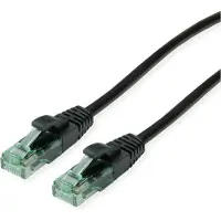 Roline RM Patchkabel Cat.6A UTP, schwarz, 15 m