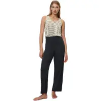 Marc O'Polo 1100000002199 "Hose Allrounder Marc O ́Polo", Damen, Gr. S, N-Gr, blau (navy), Obermaterial: 60% Baumwolle, 40% Modal, unifarben, bequem lang, Hosen 1100000002199, mit lockerem Fall