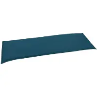Go-de textil Bankauflage , blau (petrol), B:48cm H:148cm, Bezug: 100% Polyester, Polsterauflagen, Bankauflage, 3 Sitzer, wasserabweisend