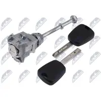NTY Schlosssatz Schließanlage vorne links EZC-PE-102 passend für PEUGEOT 207 (WA, WC) 207 CC (WD) 308 SW I (4E, 4H) 207 SW (WK) für CITROËN