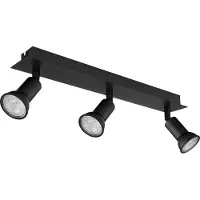 Globo 57998-3, Schwarz, Metall, IP20, I, GU10, LED