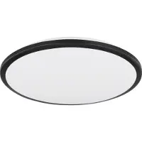 Globo Lighting LED Deckenleuchte, schwarz opal, D 35 cm
