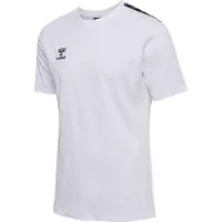 Hummel Herren T-Shirt hmlAuthentic Cotton s/s Shirt 220007-9001 XXXL - White - XXXL