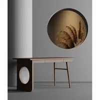 Woodman Schreibtisch "Bau", braun (nuss), B:140cm H:75cm T:70cm, Tische, Schreibtisch, edles Holzfurnier aus Nussbaum, Breite 140 cm, FSC, Topseller