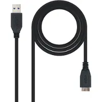 Nanocable USB 3.0 A zu Micro USB-B-Kabel 10.01.110-BK Schwarz