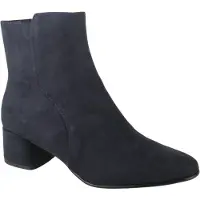 Marco Tozzi Damen Stiefelette samtig weich Blockabsatz 2-25364-43, Größe:42 EU, Farbe:Blau