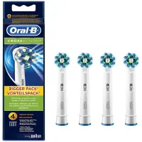 Oral-B Power Crossaction-Zahnbürstenköpfe EB50-4 Für Erwachsene, Köpfe, Anzahl der enthaltenen Bürstenköpfe 4