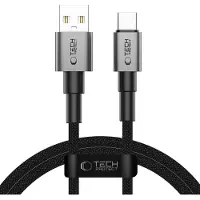 TechProtection ULTRABOOST DNA-USB-C-KABEL 15 W/3 A 100 cm EISENGRAU
