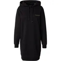 Armani Exchange für Damen. XW001453AF10830MC021 Schwarzes Sweatshirt-Kleid (XL), Lässig, Baumwolle, Langarm