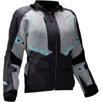 Leatt Jacket ADV FlowTour 5.5 Women V25 dunkelgrau-beige-türkis DM