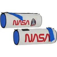 Starpak NASA Federmäppchen für Schule, grau, 8 x 22 x 8 cm, für Kinder ab 3 Jahren