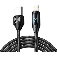 Wozinsky WUCLC2, 2 m, Lightning, USB C, Männlich, Männlich, Schwarz