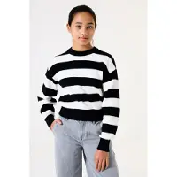 Garcia Strickpullover mit Streifen Muster
