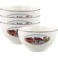 Villeroy & Boch Schale "Bols Design Naif 650 ml 4er Set bunt", bunt, Schüsseln, Schale