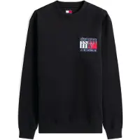 Tommy Hilfiger Sweatshirt "TJM RWB FLAG", Rundhals, regular fit, Print, Rippbündchen