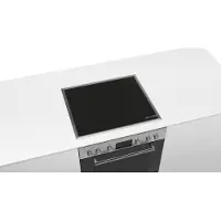 Bosch Elektro-Herd-Set "HND211VB2", Energieeffizienz: A, schwarz, Herdsets, Gleichmäßiges Backen auf bis zu 3 Ebenen & Bräterzone für große Bräter, Elektro-Herd-Set