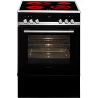 Siemens iQ500 HK9S5A240, Freistehender Herd, Schwarz, Drehregler, Berührung, Vorderseite, 1,2 m, Elektronisch