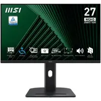 MSI LED-Monitor "PRO MP275QPG", Energieeffizienz: F, schwarz, B:61,4cm H:36,1cm T:5,9cm, Monitore, dreh-, neig-,schwenk-, höhenverstellbar, Speaker, LED-Monitor