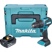 Makita DHP 490 G1J Akku Schlagbohrschrauber 18 V 65 Nm Brushless + 1x Akku 6,0 Ah + Makpac - ohne Ladegerät