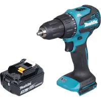 Makita DHP 490 F1 Akku Schlagbohrschrauber 18 V 65 Nm Brushless + 1x Akku 3,0 Ah - ohne Ladegerät