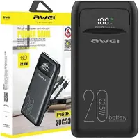 Awei Powerbank 20000mAh P169 K 22,5W USB-C+Apple Cab