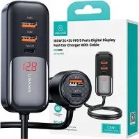 Usams Ład. Sam. C40 3Xusb+2Xusb-C 165W Pd+Qc Schnellladegerät Czarny/Schwarz Cc213Cc01 (Us-Cc213)