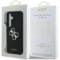 GUESS Guhcs25ss4smdk Bottom Script Samsung Galaxy S25 Handyhülle
