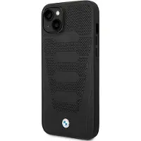 BMW Etui BMHCP14S22RPSK iPhone 14 6,1" czarny/black Leather Seats Pattern
