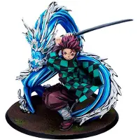 Aniplex Demon Slayer Kimetsu No Yaiba Tanjiro Kamado Statue 1/8 19 Cm Mehrfarbig Mehrfarbig One Size