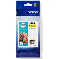 Brother Ink - Tintenpatrone LC-424Y gelb | 5 Stück