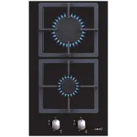 CATA Sci 3002 Bk Gasglasplatte 2 Brennern