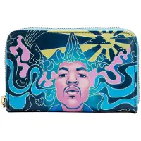 Loungefly Jimi Hendrix Reißverschlussportfolio Psychedelische Landschaft