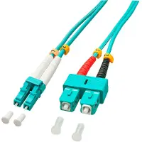 Lindy 10m OM3 LC - SC Duplex, 10 m, OM3, LC, SC