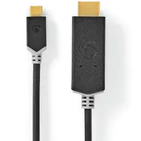 Nedis CCBW64655AT20 USB-C-Adapter USB-C auf HDMI Stecker 4K@60Hz 2 m Anthrazit
