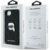 Karl Lagerfeld Monogram Head Pin Iphone 16e Handyhülle