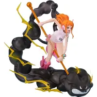 Tamashii Nations One Piece Figuarts Zero Extra Battle Nami Lightning Blast Statue 17 Cm One Size