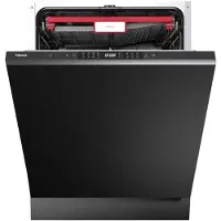 Teka DFI 76960, Voll integriert, Standardgröße (60 cm), Schwarz, Berührung, LED, 14 Maßgedecke