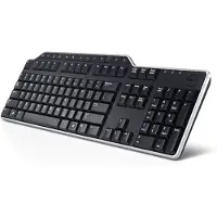 Dell KB522, Volle Größe (100%), Kabelgebunden, USB, Membran Key Switch, QWERTY, Schwarz