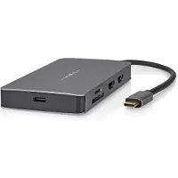 Nedis CCBW64250AT02 USB-Multiport-Adapter 7-in-1 USB 3.2 Gen 1 5 Gbps 0,2 m PVC