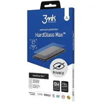3MK HardGlass Max Privacy iPhone 15 Plus 6.7" czarny/black, Fullscreen Glass