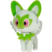 Jazwares Pokémon Sprigatto Plüschtier 20 Cm Grün Kinder Grün One Size