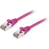 Digital Data Communications Equip Cat.6A S/FTP Patchkabel, 10m, Violett, 10 m, Cat6a, S/FTP (S-STP), RJ-45, RJ-45, Violett