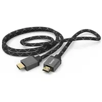 Hama HDMI-Kabel "Ultra High Speed HDMI-Kabel Stecker-Stecker 8K Metall HDMI-Kabel 2m", grau, 200cmcm, Kabel, HDMI-Kabel