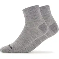 Heber Peak - Merino SylvaHe. Quarter 2-Pack - Multifunktionssocken Gr 39-41 grau